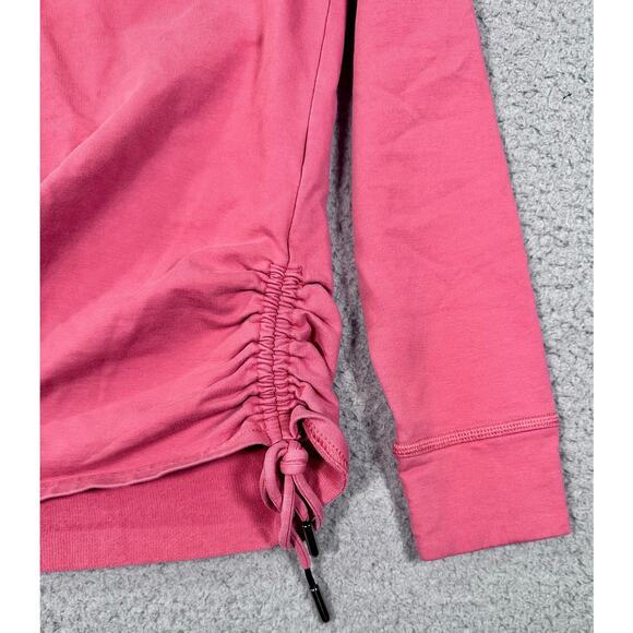 Pact Cinch Side Pullover Long Sleeve Top Women’s Small Coral Organic Cotton Soft - Picture 6 of 11